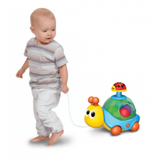 Kids Spin N Pull Snail Play Toy