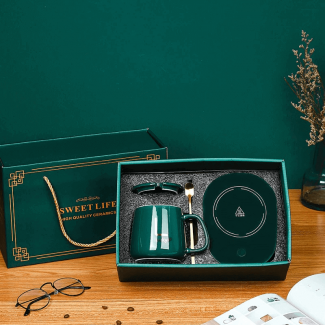 Electric Heating Pad Coffee Mug Warmer with Gravity Sensor, USB Powered, 55?C