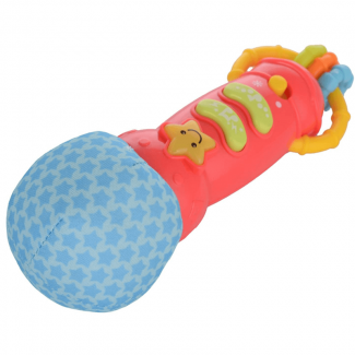 Baby Rock Star Microphone Toy with Light-Up Button, Melodies, and Rattle Rings for Ages 3 Months+ Price in Pakistan | LAPTAB