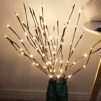 LED Branch Light 25 Inch with 24 Warm White LEDs, USB and Battery Powered Price in Pakistan | LAPTAB