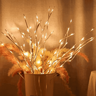 LED Branch Light 25 Inch with 24 Warm White LEDs, USB and Battery Powered Price in Pakistan | LAPTAB