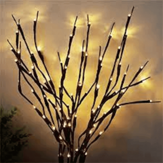 LED Branch Light 25 Inch with 24 Warm White LEDs, USB and Battery Powered Price in Pakistan | LAPTAB