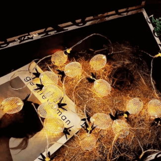 LED Pineapple String Fairy Lights, 10 Pineapple Bulbs, Energy Saving, Indoor/Outdoor Decor Price in Pakistan | LAPTAB