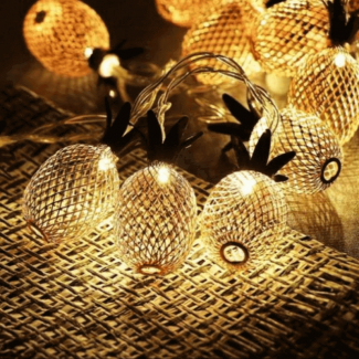 LED Pineapple String Fairy Lights, 10 Pineapple Bulbs, Energy Saving, Indoor/Outdoor Decor Price in Pakistan | LAPTAB
