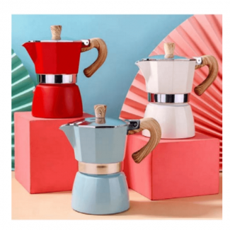 Classical Espresso Machine 150ml Mocha Pot Stovetop Coffee Maker Aluminum