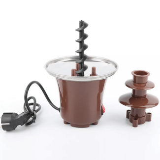 Mini Chocolate Fountain Machine with 3-Tier Tower and Easy 2-Button Operation Price in Pakistan | LAPTAB