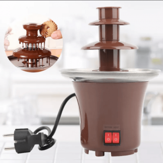Mini Chocolate Fountain Machine with 3-Tier Tower and Easy 2-Button Operation Price in Pakistan | LAPTAB