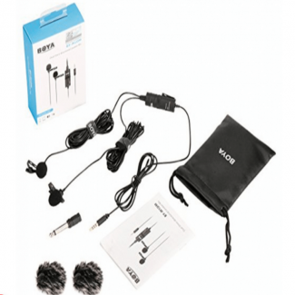 Boya BY-M1DM Dual Lavalier Microphone for Smartphones, Cameras, and Recorders Price in Pakistan | LAPTAB
