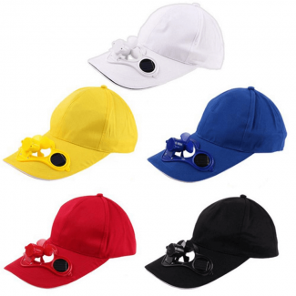 Sport Hat Cap with Solar Power Fan