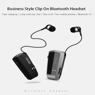 CLIP-ON WIRELESS HEADSET UK-890 In-Ear Bluetooth Headphones with Microphone, 80h Battery Life Price in Pakistan | LAPTAB