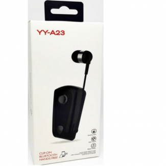 CLIP-ON Wireless Bluetooth V4.0 Headset YY-A23 In-Ear with Mic, 5H Talk Time Price in Pakistan | LAPTAB