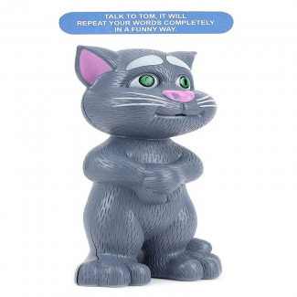Toyz Talking Tom Toy for Kids with Voice Repeat and Touch Functions, Battery Operated Price in Pakistan | LAPTAB