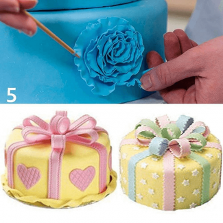 25 pcs Fondant Ribbon Cutter Set with Roller, Wheels, Spacers for Cake Decorating Price in Pakistan | LAPTAB