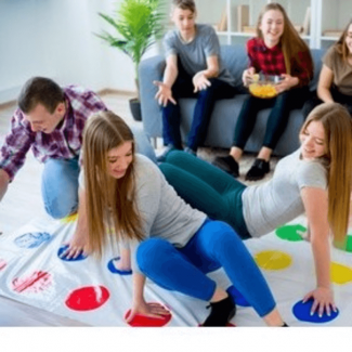 Floor Game with Finger Twister Set ? Portable Mat and Spinner for Indoor and Outdoor Play, Ages 6+ Price in Pakistan | LAPTAB