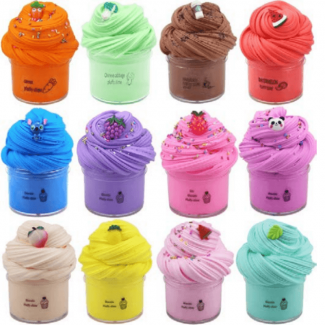 1pc Multiple Fruits Fluffy Slime 200ml