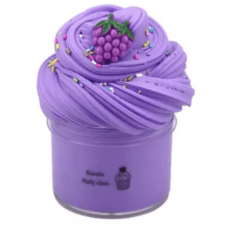 1pc Multiple Fruits Fluffy Slime 200ml with Fruit Charm and Butter Scent for Kids and Adults Price in Pakistan | LAPTAB