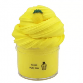 1pc Multiple Fruits Fluffy Slime 200ml with Fruit Charm and Butter Scent for Kids and Adults Price in Pakistan | LAPTAB