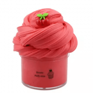 1pc Multiple Fruits Fluffy Slime 200ml with Fruit Charm and Butter Scent for Kids and Adults Price in Pakistan | LAPTAB