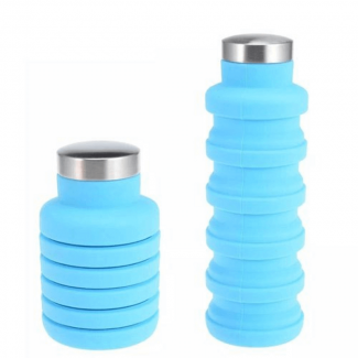 Foldable Silicone Water Bottle Leakproof
