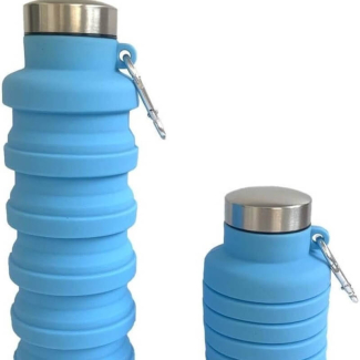 Foldable Silicone Water Bottle Leakproof, BPA Free, Heat Resistant for Hiking and Daily Use Price in Pakistan | LAPTAB