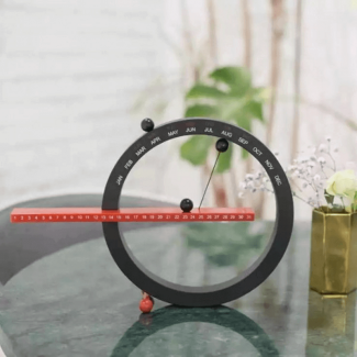 Perpetual Table Calendar with Magnetic Balls, Manual Date and Month Toggle, ABS Material Price in Pakistan | LAPTAB