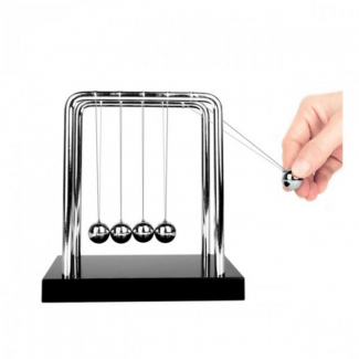 Newton Pendulum Balance Ball with Stainless Steel Spheres and Durable Base for Physics Study and Office Decor Price in Pakistan | LAPTAB