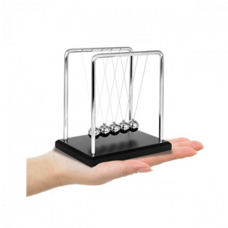 Newton Pendulum Balance Ball with Stainless Steel Spheres and Durable Base for Physics Study and Office Decor Price in Pakistan | LAPTAB