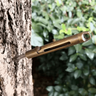 Mini Pocket Knife with Stainless Steel Clip and Spey Blades, 2 3/8