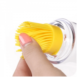 Silicone Oil Brush Bottle with Non-Toxic Brush, Heat Resistant, BPA-Free, 3-in-1 Basting Tool Price in Pakistan | LAPTAB