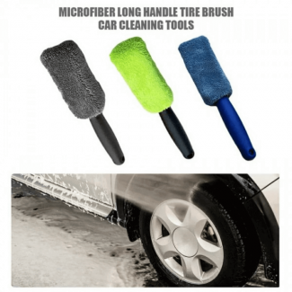 Cleaning Brush for Car Rims with 100% Sheepskin Bristles, Holds 8oz Liquid Price in Pakistan | LAPTAB