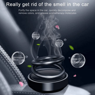 Car Solar Rotating Air Freshener with Metal Shell for Car, Home, and Office Use Price in Pakistan | LAPTAB