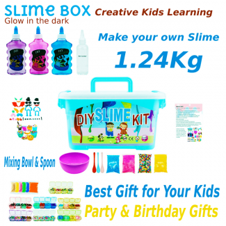 Glow in the Dark Slime Kit 1240g ? DIY Luminous Slime for Stress Relief and Creativity Price in Pakistan | LAPTAB