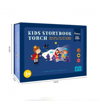 Kids Flashlight Storybook Projector Portable Torch Light Design for Imaginative Play Price in Pakistan | LAPTAB
