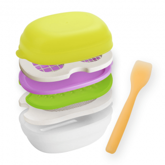 7 Pcs Infant Food Maker with Steaming Basket, Lid, and 4 Grinding Filters Price in Pakistan | LAPTAB