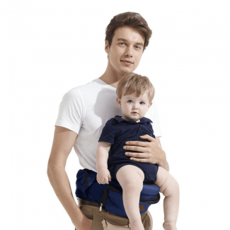 Baby Hip Carrier Seat Maroon and Blue with Padded Waist Strap, Breathable and Washable Design Price in Pakistan | LAPTAB