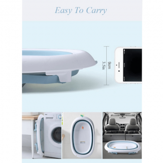 Folding Baby Bathtub with Temperature Sensor, Nonslip Base, BPA-Free, for Newborns and Toddlers Price in Pakistan | LAPTAB
