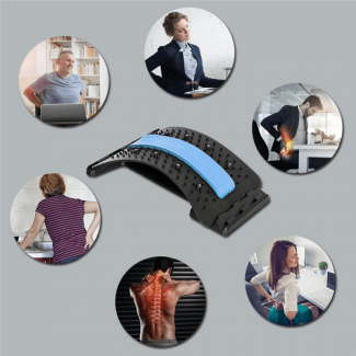 Back Acupressure Stretcher with 3 Adjustable Settings, Magnetic Points, and Plastic Pins for Back Pain Relief Price in Pakistan | LAPTAB