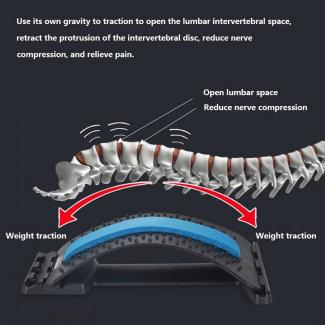 Back Acupressure Stretcher with 3 Adjustable Settings, Magnetic Points, and Plastic Pins for Back Pain Relief Price in Pakistan | LAPTAB