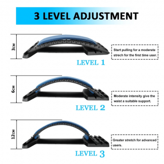 Back Acupressure Stretcher with 3 Adjustable Settings, Magnetic Points, and Plastic Pins for Back Pain Relief Price in Pakistan | LAPTAB
