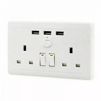 Wall Socket With USB Port