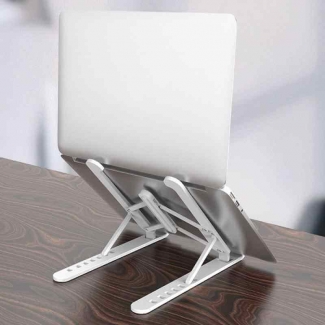 Portable Laptop Stand with Movable Ledge, Lightweight ABS, Heat-Reducing, Ergonomic Design Price in Pakistan | LAPTAB