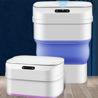 Smart Sensor Folding Trash Can with Infrared Motion Detection and Manual Override Price in Pakistan | LAPTAB