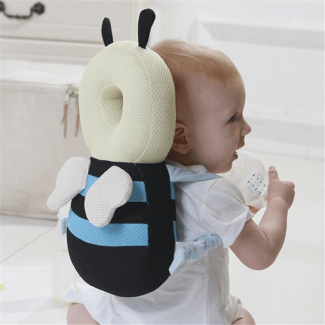 Baby Drop Resistance Headrest Pillow Butterfly Shape with Soft PP Cotton and Comfortable Straps Price in Pakistan | LAPTAB