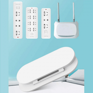 Wall Mounted Holder for Power Extension Board with 3M Adhesive, Slide Design, Punch-Free Installation Price in Pakistan | LAPTAB