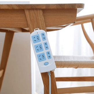 Wall Mounted Holder for Power Extension Board with 3M Adhesive, Slide Design, Punch-Free Installation Price in Pakistan | LAPTAB