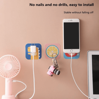 Wall Mounted Sticky Hook for Power Plugs ? Durable PVC, No Wall Damage, 1pc Price in Pakistan | LAPTAB