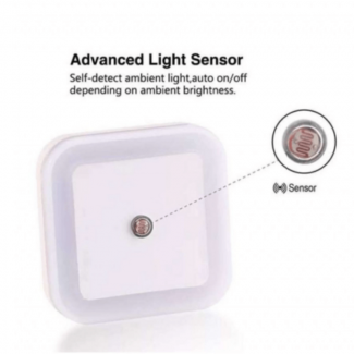 Novelty LED Night Light White with Auto Light Sensor for Home Safety and Ambience Price in Pakistan | LAPTAB
