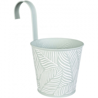Leaf Design Hanging Flower Pot 15cm - Stainless Steel, UV Resistant, No Drilling Price in Pakistan | LAPTAB