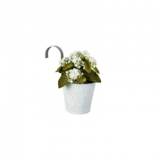 Leaf Design Hanging Flower Pot 15cm - Stainless Steel, UV Resistant, No Drilling Price in Pakistan | LAPTAB