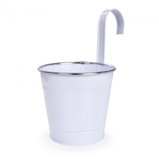 Stainless Steel Hanging Flower Pot 15cm, Lightweight, UV Resistant, No Drill Mount Price in Pakistan | LAPTAB